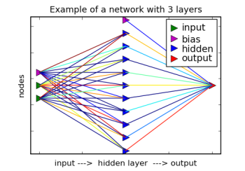 chart showing the network structure